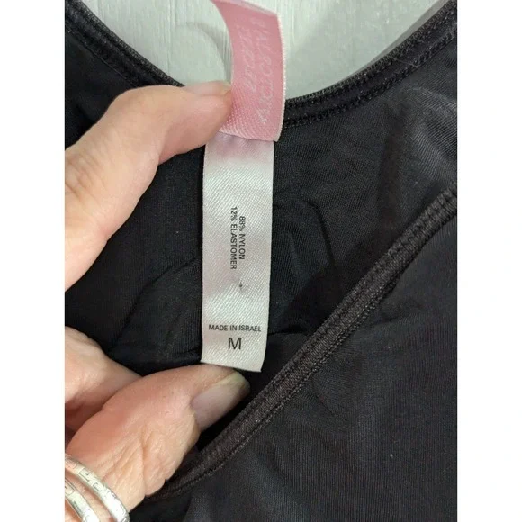 Victorias Secret Form fitting shelf bra black dress slip small - Picture 4 of 5